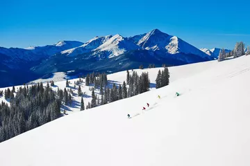 Skiing Back Bowls at Vail, Colorado